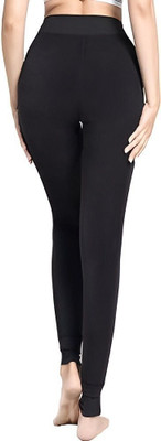 atox Ankle Length Western Wear Legging(Black, Solid)