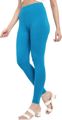 OneSky Footed  Western Wear Legging(Blue, Solid)