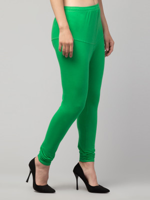 RIIPO Western Wear Legging(Dark Green, Solid)