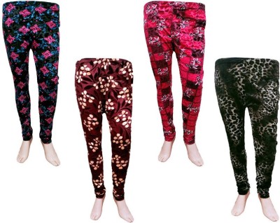 Indistar Ankle Length  Western Wear Legging(Dark Blue, Pink, Grey, Printed)