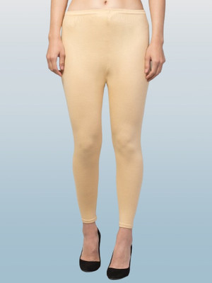 RIIPO Western Wear Legging(Beige, Solid)