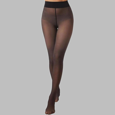 HOSVIN Footed  Winter Wear Legging(Black, Solid)