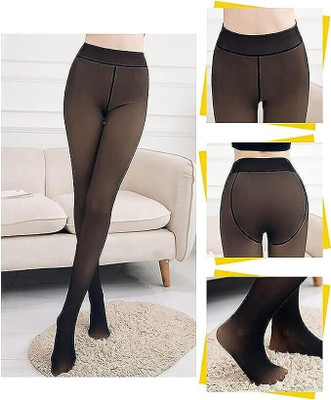 Ramanuja Ankle Length Western Wear Legging(Black, Solid)