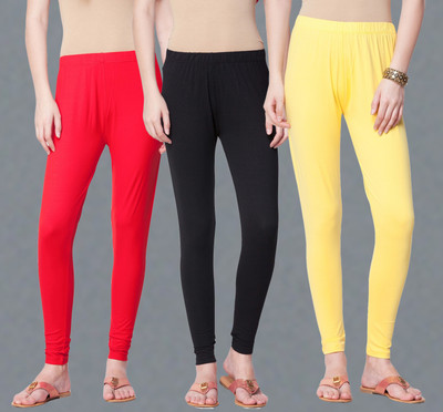 Dollar Missy Ankle Length  Western Wear Legging(Multicolor, Solid)