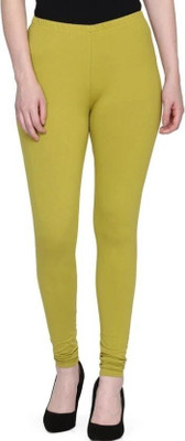 SONEYA Churidar  Western Wear Legging(Green, Solid)