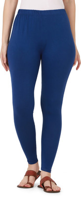 DIMPY GARMENTS Ankle Length  Winter Wear Legging(Blue, Solid)