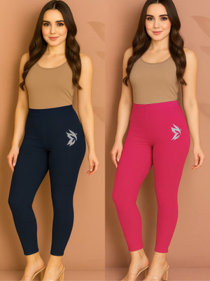 DRENTERPRISES Ankle Length Ethnic Wear Legging(Multicolor, Solid)