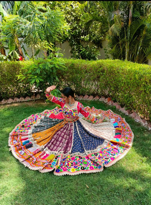 BAJRANG CREATION Printed Stitched Lehenga Choli(Multicolor)