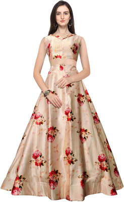 kaizen texo fab Digital Print Semi Stitched Lehenga Choli(Multicolor)
