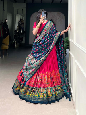 Runaya Nx Printed Semi Stitched Lehenga Choli(Multicolor)