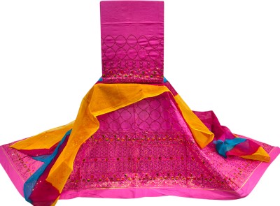 Man Fashion Embroidered Semi Stitched Rajasthani Poshak(Pink)