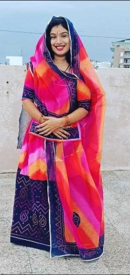 Man Fashion Embroidered Semi Stitched Rajasthani Poshak(Multicolor)