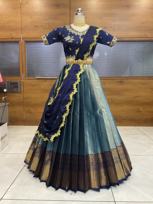 Payu Self Design Semi Stitched Lehenga Choli(Multicolor)