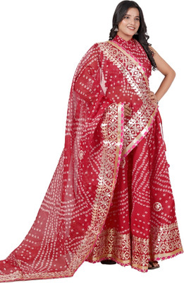 PAHNAVA Printed Semi Stitched Lehenga Choli(Multicolor)