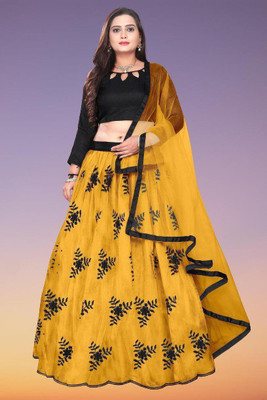 BIPIN ENTERPRISE Anarkali Gown(Yellow)