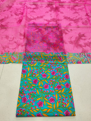 Shree Sadu Mata saree center Solid Semi Stitched Rajputi Poshak(Purple)