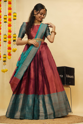 MR Y Self Design Semi Stitched Lehenga Choli(Multicolor)