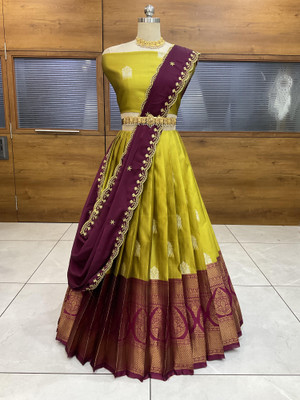 Payu Self Design Semi Stitched Lehenga Choli(Multicolor)