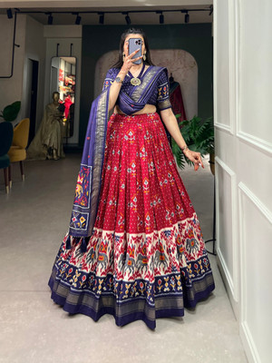 ZARISTACREATION Printed Semi Stitched Lehenga Choli(Multicolor)