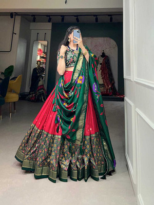 CYNOR ENTERPRISE Printed Semi Stitched Lehenga Choli(Multicolor)