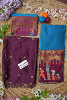 MR Y Embroidered Semi Stitched Lehenga Choli(Multicolor)
