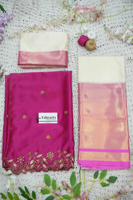 SHREE CREATION Self Design Semi Stitched Lehenga Choli(Pink)