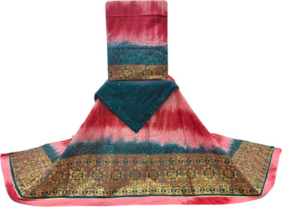 Man Fashion Embroidered Semi Stitched Rajasthani Poshak(Red, Dark Green)