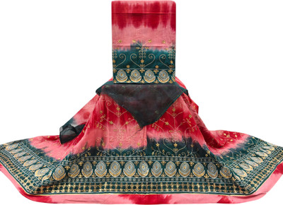 Man Fashion Embroidered Semi Stitched Rajasthani Poshak(Dark Green)