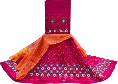 Man Fashion Embroidered Semi Stitched Rajasthani Poshak(Multicolor)