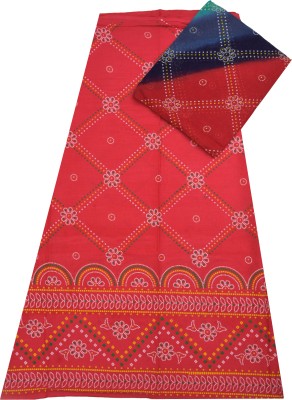 YUVIRAJ FASHION HUB Printed Semi Stitched Lehenga Choli(Red)