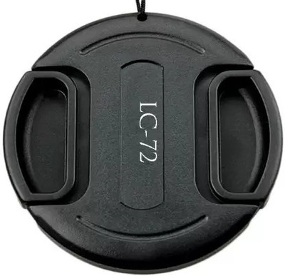 DIGICLAMBO LC 72mm Snap on Lens Cap for all DSLR camera lens having 72 filter thread only.  Lens Cap(Black, 72 mm)
