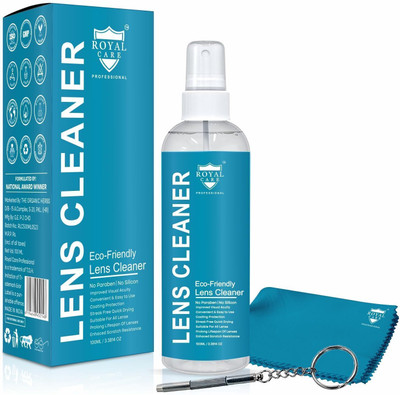 ROYAL CARE PROFESSIONAL Lens Cleaner Kit – Lens Cleaner Spray 100ml + Microfiber Cloths + Screw Drive  Lens Cleaner(100 ml, 6x5 inch, Pack of 1)