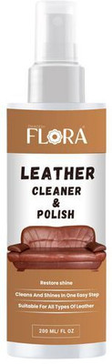 FLORA LEATHER CLEANER & POLISH 200 ML  Lens Cleaner(1 ml, 10 inch, Pack of 1)