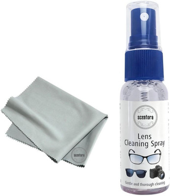 VisioneX Lens Cleaning Spray with Microfiber Cloth – Streak-Free Cleaner  Lens Cleaner(60 ml, 4*6 inch Cloth Size inch, Pack of 1)