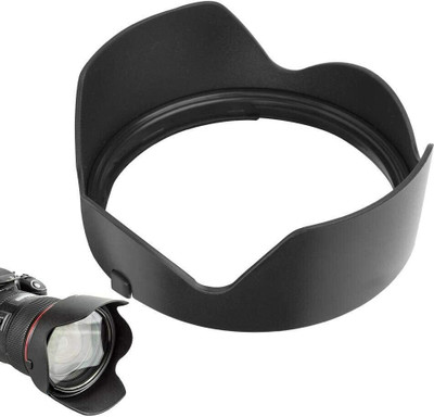 MILLETS EW-88C Bayonet Mount Lens Hood for Canon eos EF 24-70mm f/2.8L II USM Lens 82mm  Lens Hood(82 mm, Black)