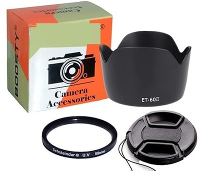 SUPERNIC Lens Hood Compatible with Canon EF 75-300mm f/4-5.6  Lens Hood(58 mm, Black)