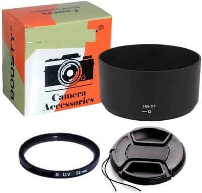SUPERNIC HB-77 Lens Hood and HB-77 Lens Hood  Lens Hood(58 mm, Black)