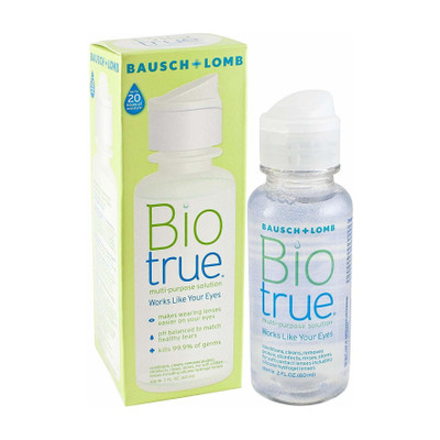 Bio True For Soft Contact Lenses 60ml Lens Solution(60 ml)