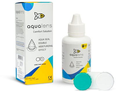 BAUSCH & LOMB Aqualens Comfort Contact Lens Solution 60ML Solution(120 ml)