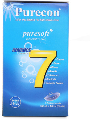 Purecon Puresoft Combo (360+140ml) Cleaning Solution(500 ml)