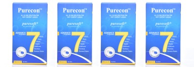 Purecon Puresoft Travel Kit for Soft Contact Lenses Cleaning solution for Soft Contact Lenses and RGP Lenses(60 ml)