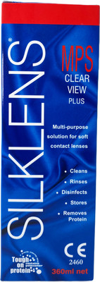 Silklens Clear view Plus Multi-Purpose Lens Cleaning Solution(360 ml)