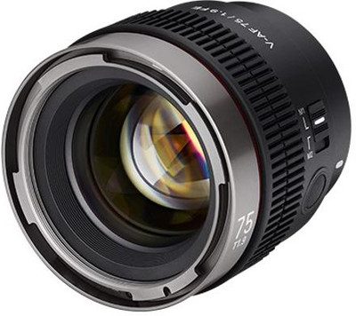 Samyang V-AF 75mm T1.9 FE Standard Prime  Lens(Black, 75 mm)