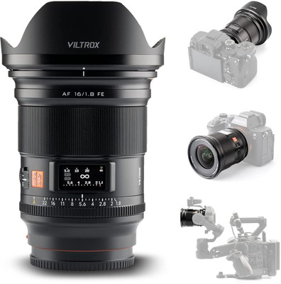 viltrox AF 16mm F1.8 II FE Wide-angle Zoom  Lens(Black, 16 mm)