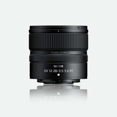 NIKON NIKKOR Z DX f/3.5-5.6 PZ VR  Telephoto Prime  Lens(Black, 12-28MM mm)