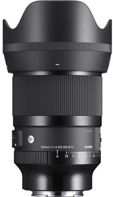 SIGMA 50mm f/1.4 DG DN Art  For Sony E Standard Prime  Lens(Black, 50 mm)