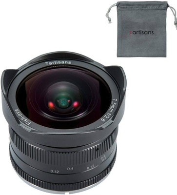 7Artisans 7.5mm f2.8 Mark II APS-C Fisheye Wide Angle Manual Fixed  for Canon R Mount Mirrorless Cameras R RP R5 R6 Fisheye Prime  Lens(Black, 7.5 mm)