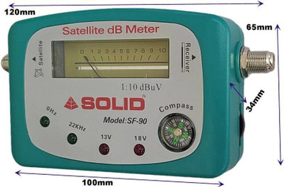 GoodsBazaar Satellite dB Meter Solid Sf-90 Electronic Level Non-magnetic Engineer's Precision Level(12.5 cm)