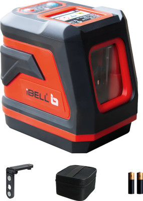 iBELL Professional Green Beam Self-Leveling Laser Level IBL LL2-40 40M/131ft, 2-Line , 1 Horizontal & 1 Vertical,±1mm High Precision,Pulse Mode,2xAA Batteries, Magnetic Engineer's Precision Level(15 cm)