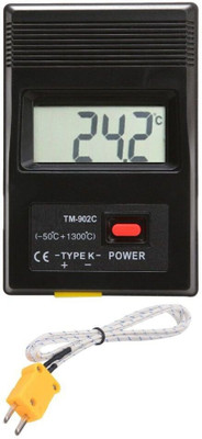 BALRAMA -50°C to 1300°C TM-902C Type-K Digital Thermometer High Range Temperature Measur Digital Multimeter(Black 2000 Counts)